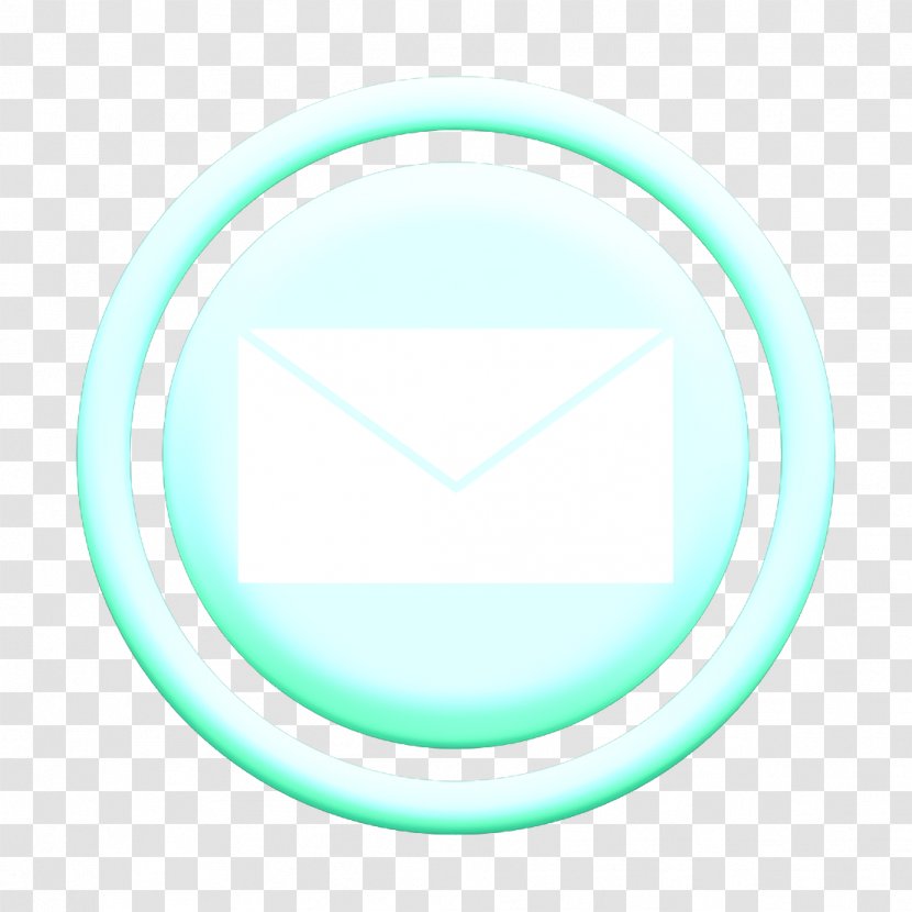 Adresse Icon E-mail Envelope - Inbox - Neon Symbol Transparent PNG