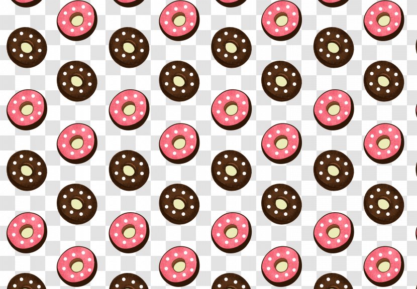 Doughnut Cartoon Illustration - Magenta - Donut Transparent PNG