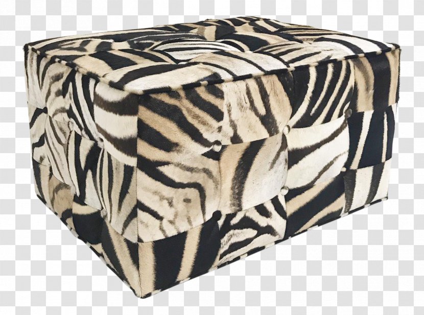 Foot Rests Footstool Cowhide Pillow Zebra - Bench - Patchwork Transparent PNG