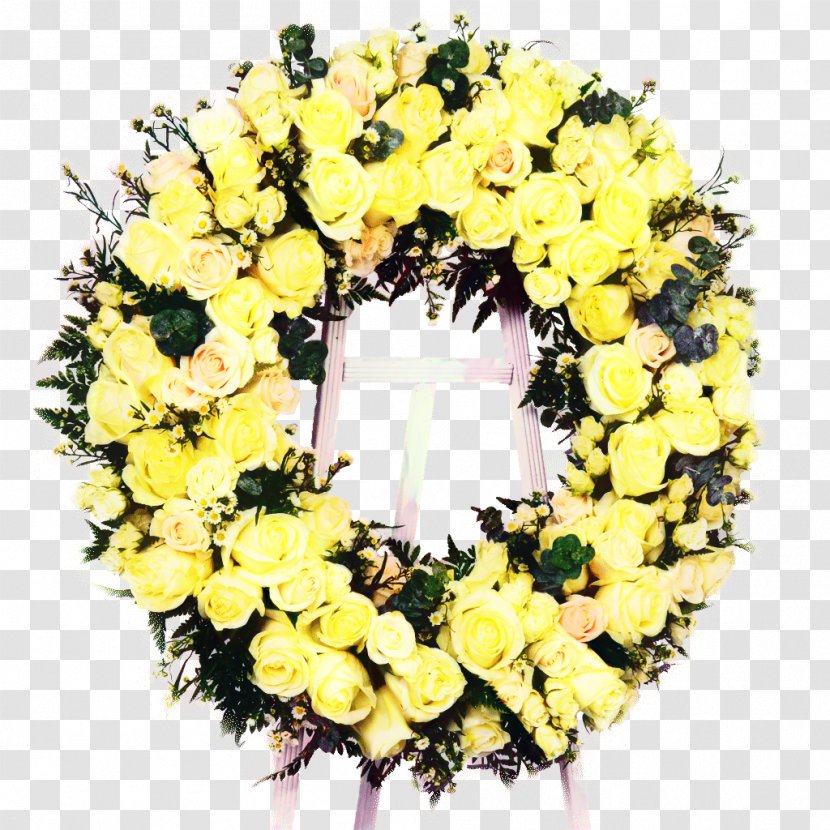 Wreath Funeral Flower Clip Art Floral Design - Interior - Christmas Decoration Transparent PNG