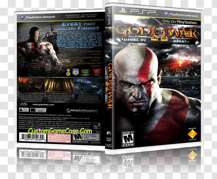 God Of War: Chains Olympus Ghost Sparta War II PlayStation - Film - Kratos 3 Transparent PNG