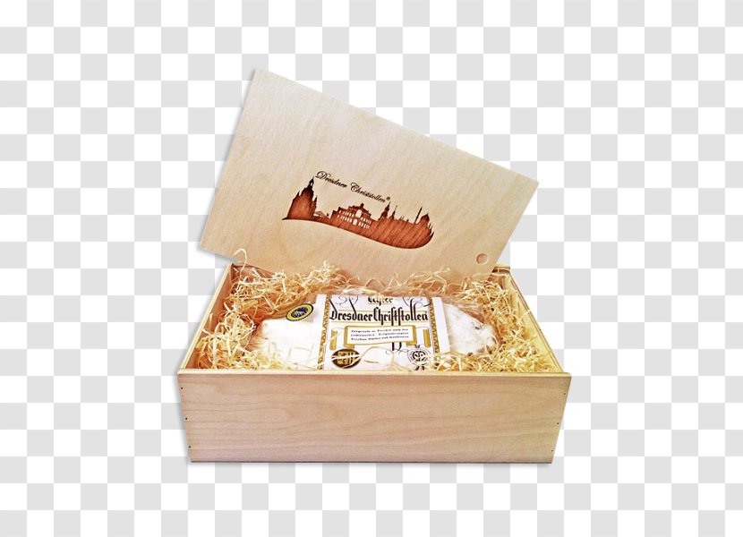Stollen Wooden Box Wood Wool - Packaging And Labeling Transparent PNG