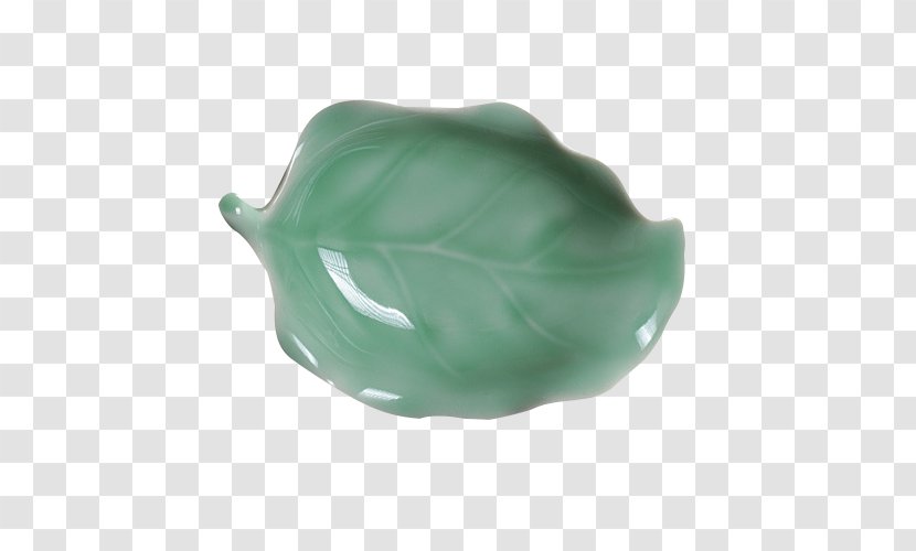 Jade - Turquoise - Celadon HandMade LeafType Tea Spoon Shovel Teaspoon Transparent PNG