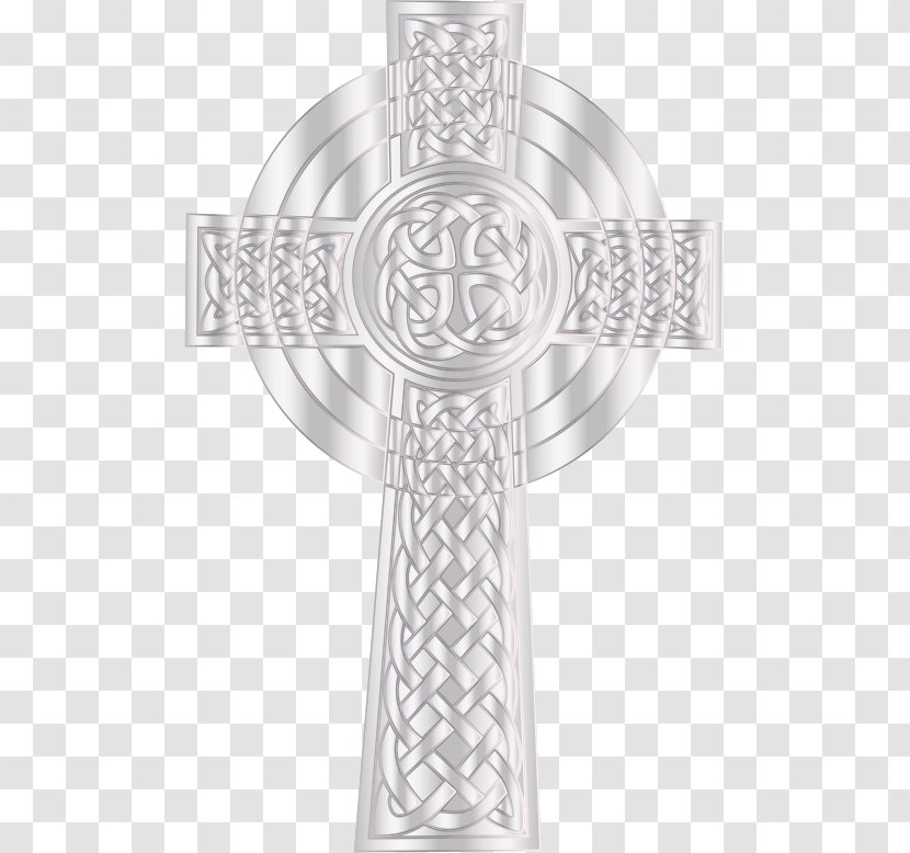 Christian Cross Silver Celtic Clip Art - Microsoft Cliparts Transparent PNG