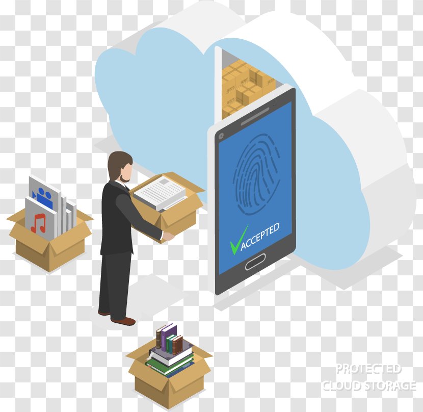 Vector Material Cloud Storage Network Technology - Remote Backup Service - Business Transparent PNG