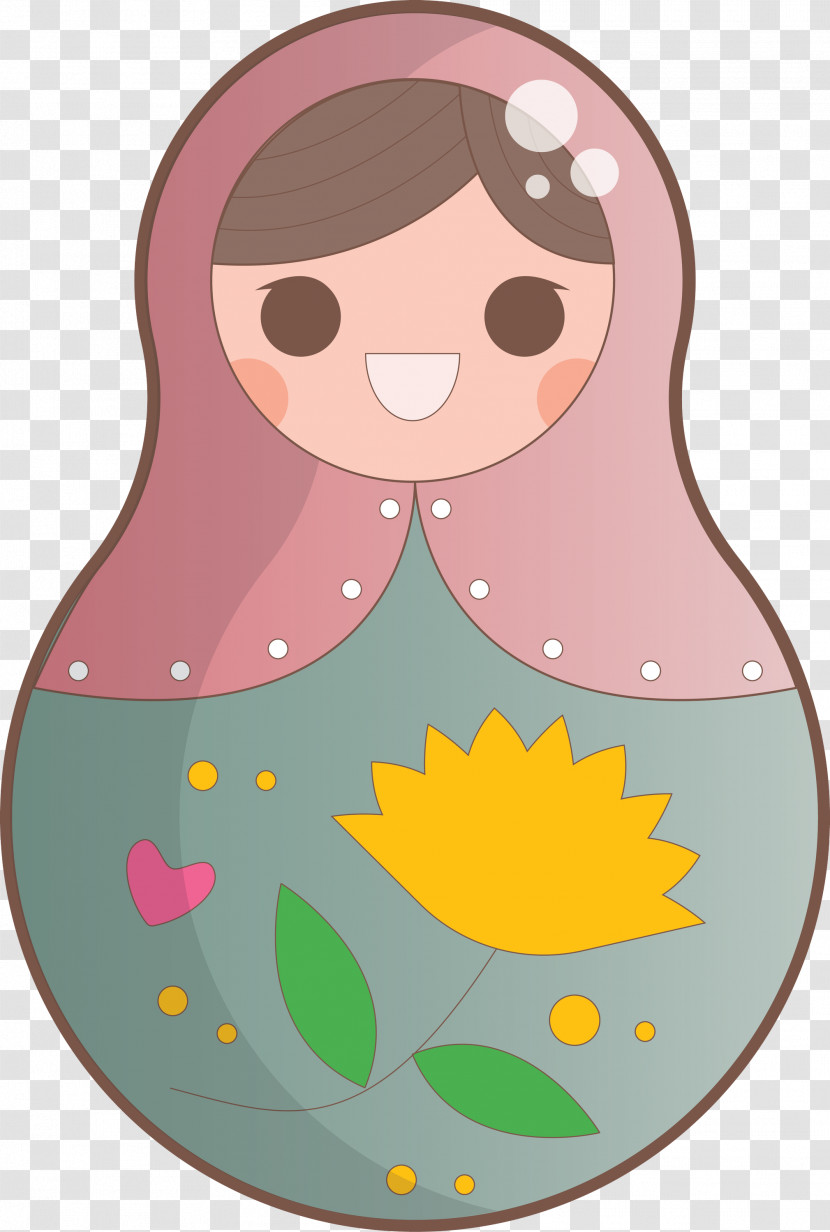 Colorful Russian Doll Transparent PNG