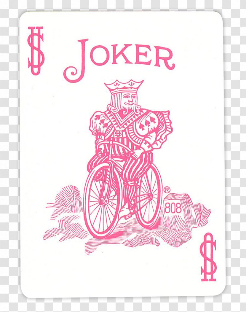 Joker Bicycle Playing Cards United States Card Company Game - Heart Transparent PNG