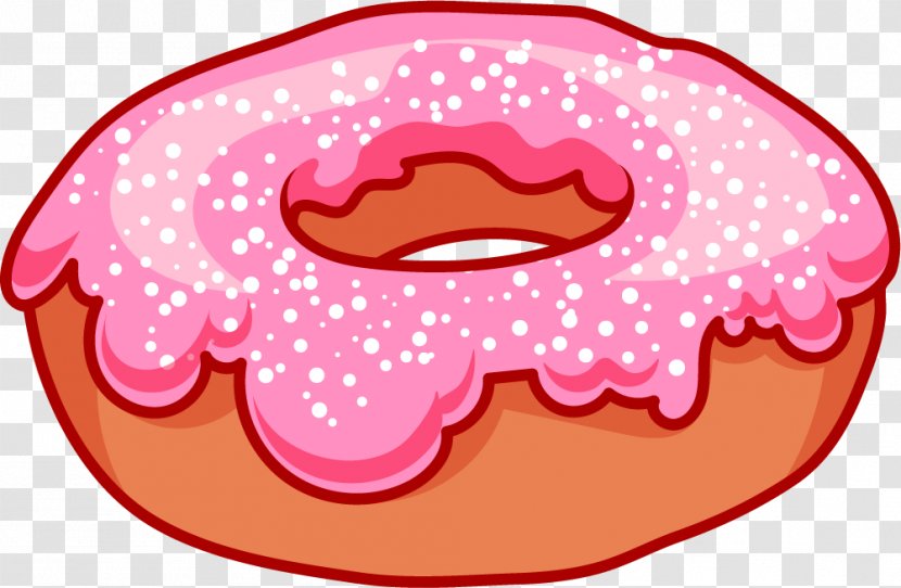 Doughnut Bagel Cream Clip Art - Magenta - Strawberry Donut Transparent PNG
