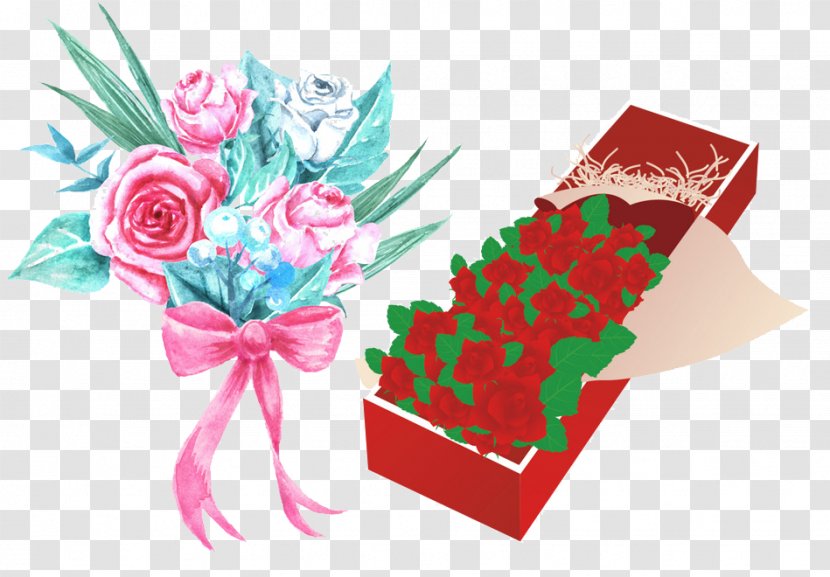 Valentines Day Gift - Flower Bouquet - Qixi Transparent PNG