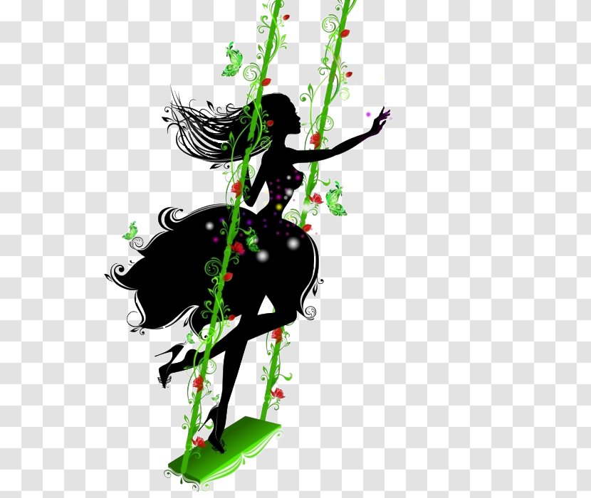 Swing Бойжеткен Silhouette Photography - Art Transparent PNG
