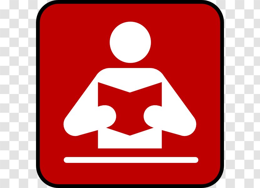 Library Science User Guide Reading Book - Point - Red Cliparts Transparent PNG