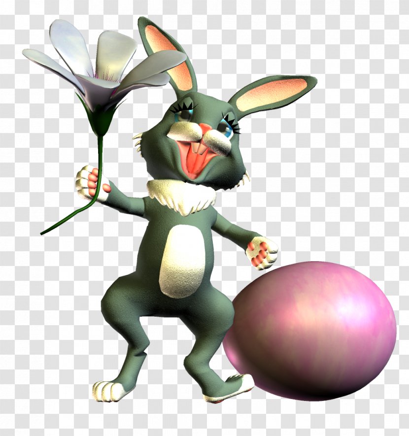 Hare Easter Bunny Vertebrate Transparent PNG
