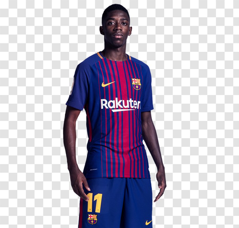Ousmane Dembélé Jersey FC Barcelona Sport 2015–16 UEFA Champions League - Sleeve - Fc Transparent PNG