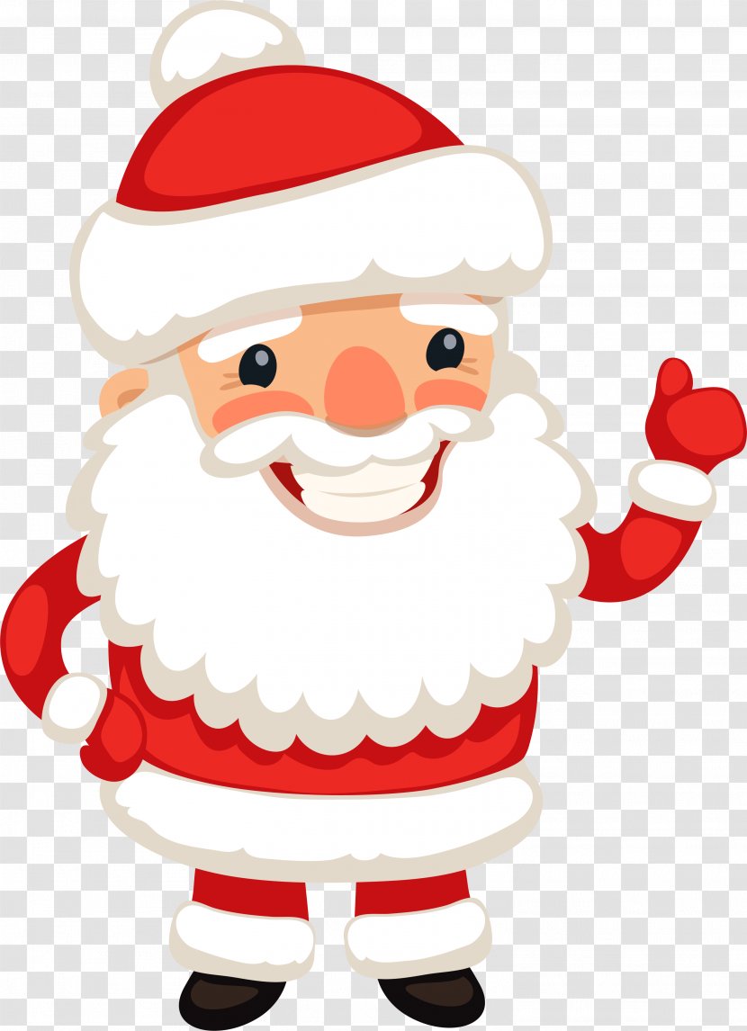Santa Claus Christmas - Ornament - Happy Transparent PNG