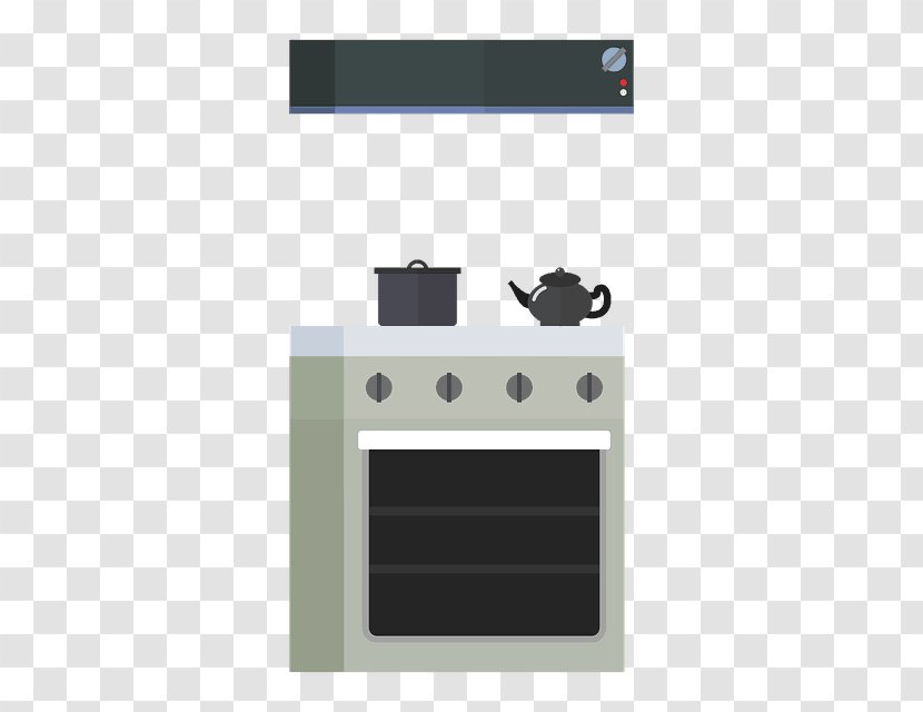 Exhaust Hood Cooking Ranges Kitchen Oven Gas Stove - Flower Transparent PNG