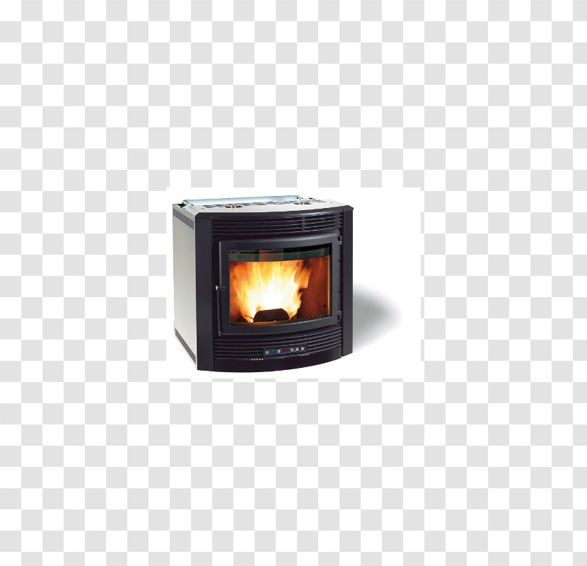 Wood Stoves EXTRAFLAME INSERTO A PELLET 'COMFORT IDRO L80' Colore Nero Potenza 19 Kw Fireplace Insert - Thermostat - Stove Transparent PNG