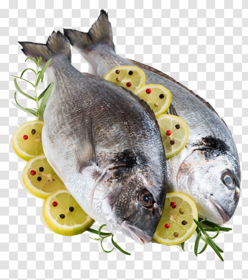 Fish Gilt-head Bream Lemon Porgies Ingredient - Condiment - Slices And Transparent PNG
