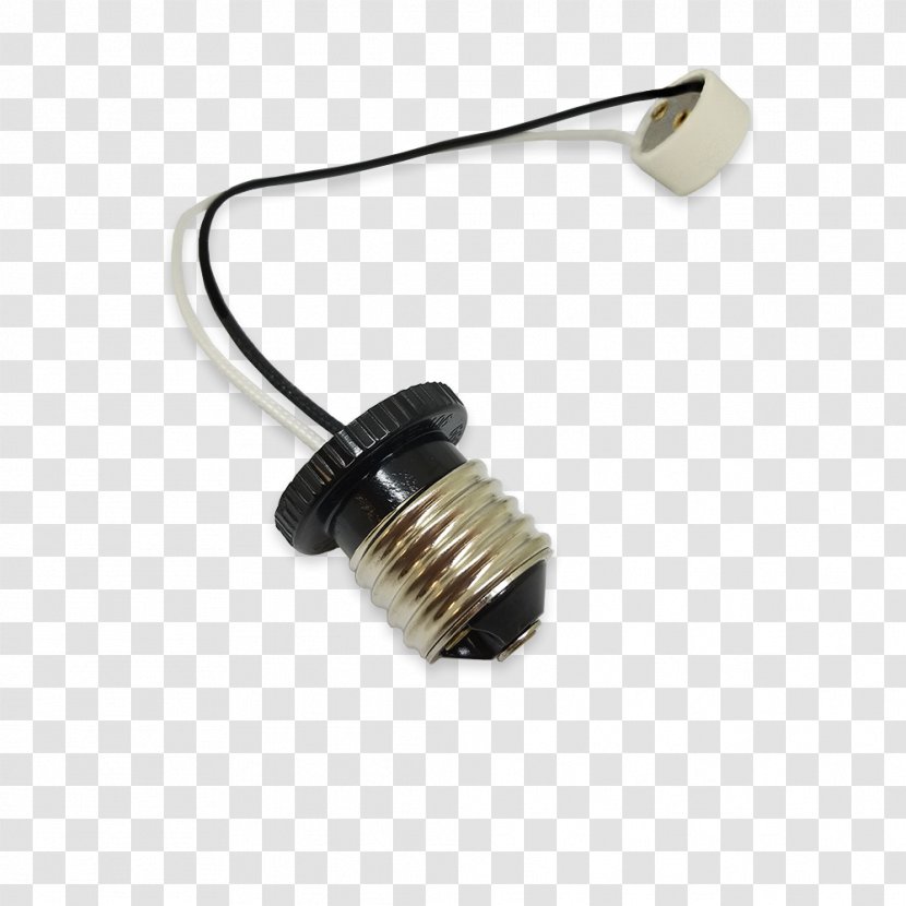 Lightbulb Socket Bi-pin Lamp Base Edison Screw - Incandescent Light Bulb Transparent PNG