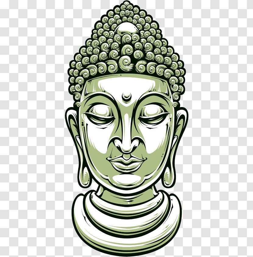 Gautama Buddha Creator In Buddhism Illustration - Nose - Hand-painted Head Transparent PNG
