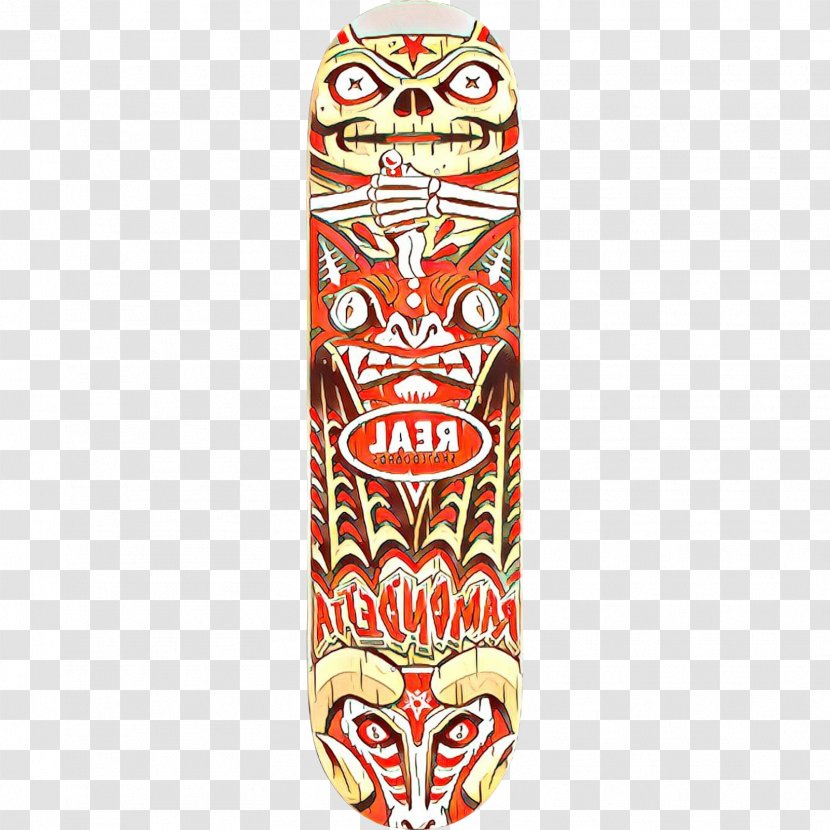 Totem Skateboard - Tiki Sports Equipment Transparent PNG