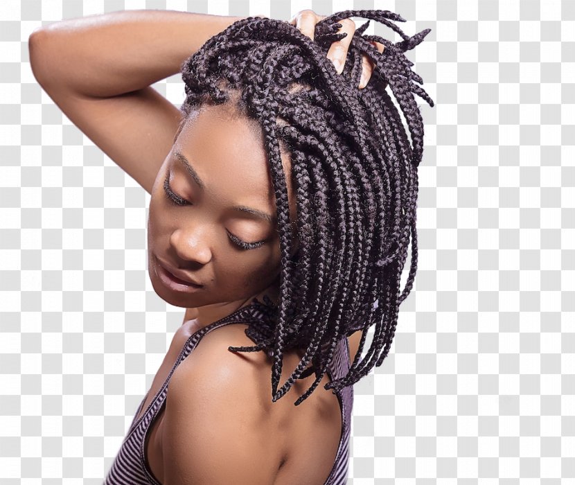 Photography Braid - Afrotextured Hair - Black Transparent PNG