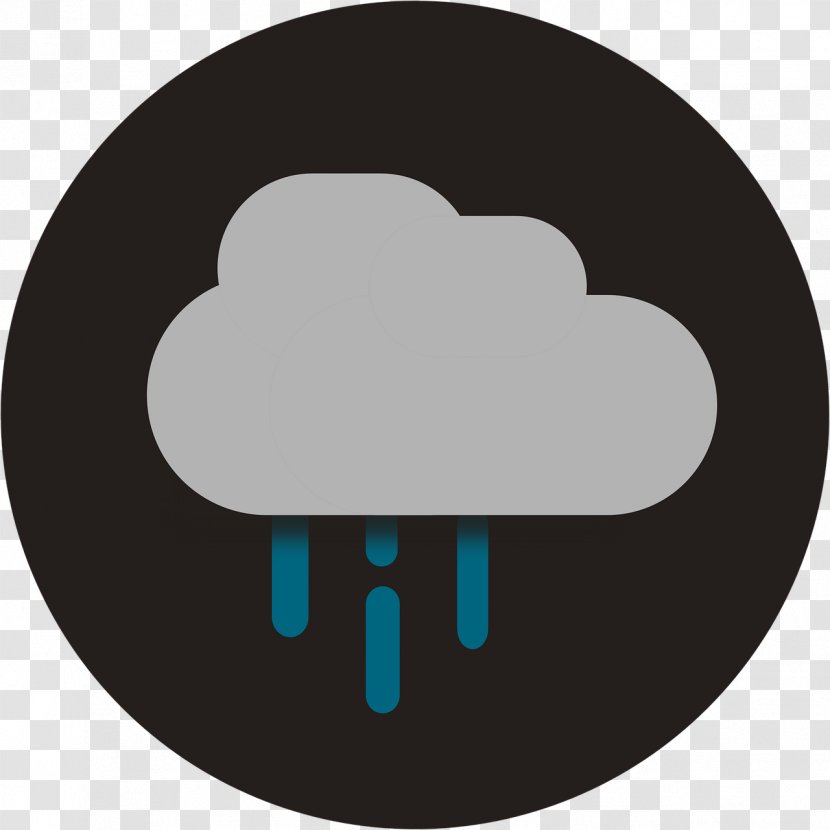 Vector Graphics Rain Cloud Weather - Flat Design Transparent PNG