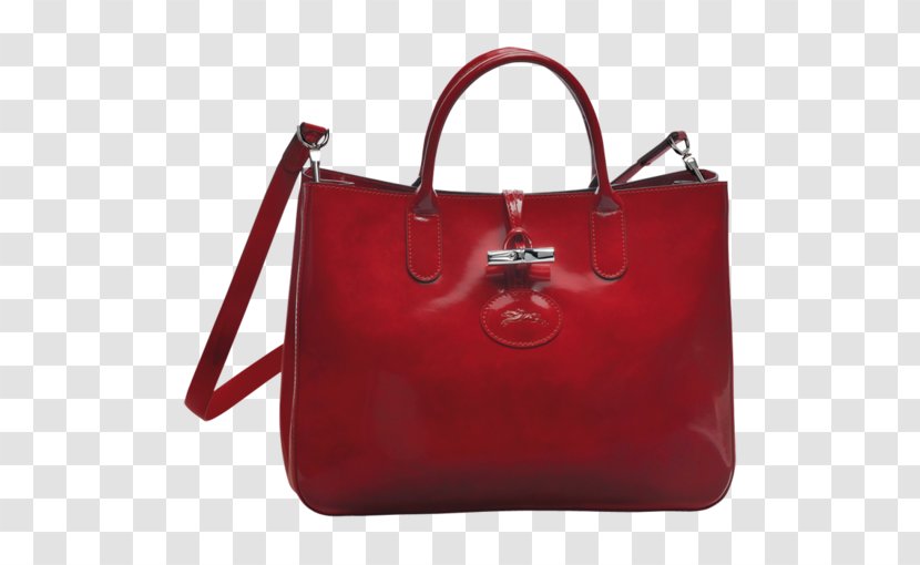 Tote Bag Red Handbag Longchamp - White Transparent PNG