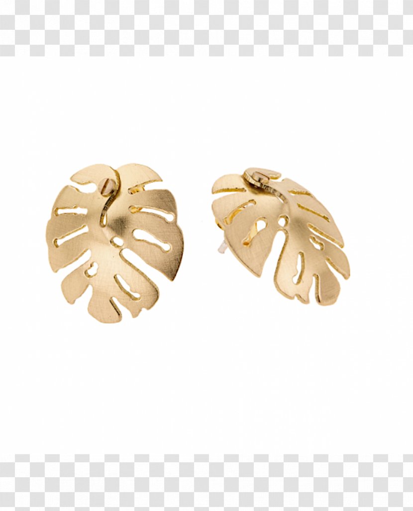 Earring Jewellery Bracelet Gold Necklace - Art - Monstera Transparent PNG