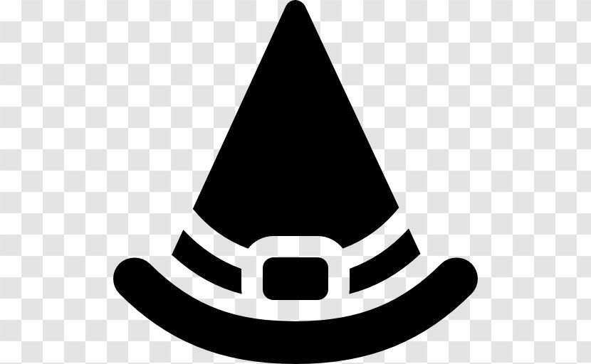 Hat Cone White Clip Art - Black And Transparent PNG