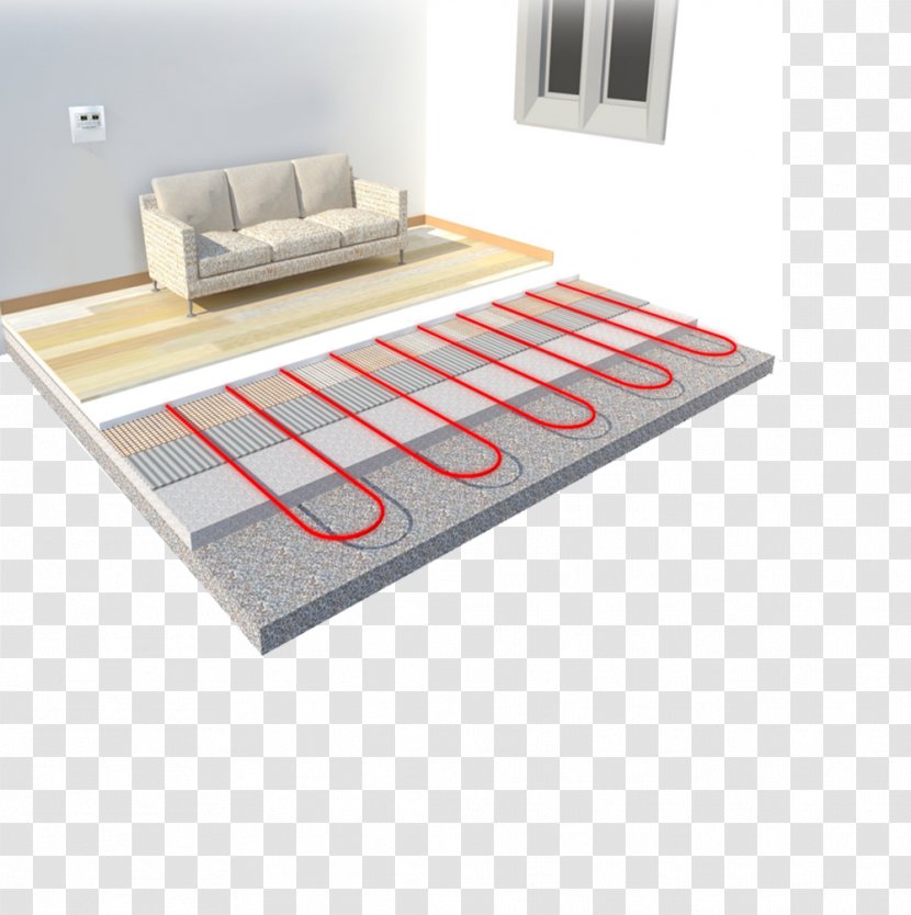 Underfloor Heating System Heater Electricity - Surface Supplied Transparent PNG