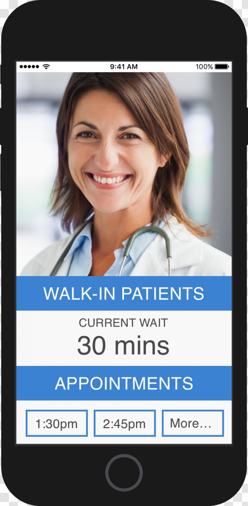 Hospital Nursing Clinic Physician Patient - Display Advertising - Text Transparent PNG