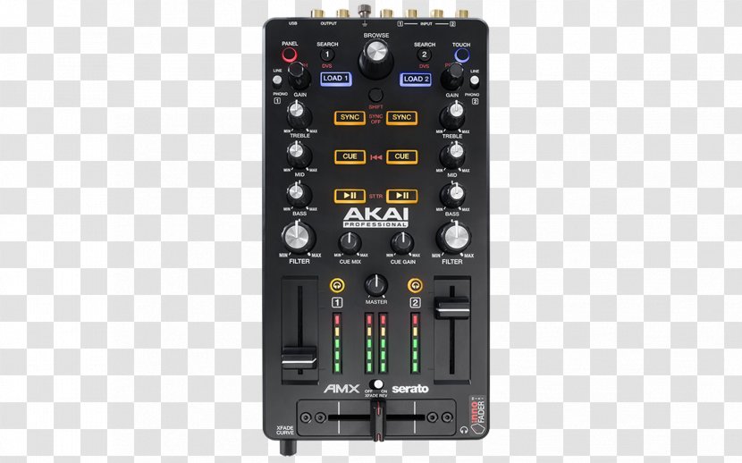 Akai AMX Computer DJ Sound Cards & Audio Adapters Mixers - Mini Synth Transparent PNG