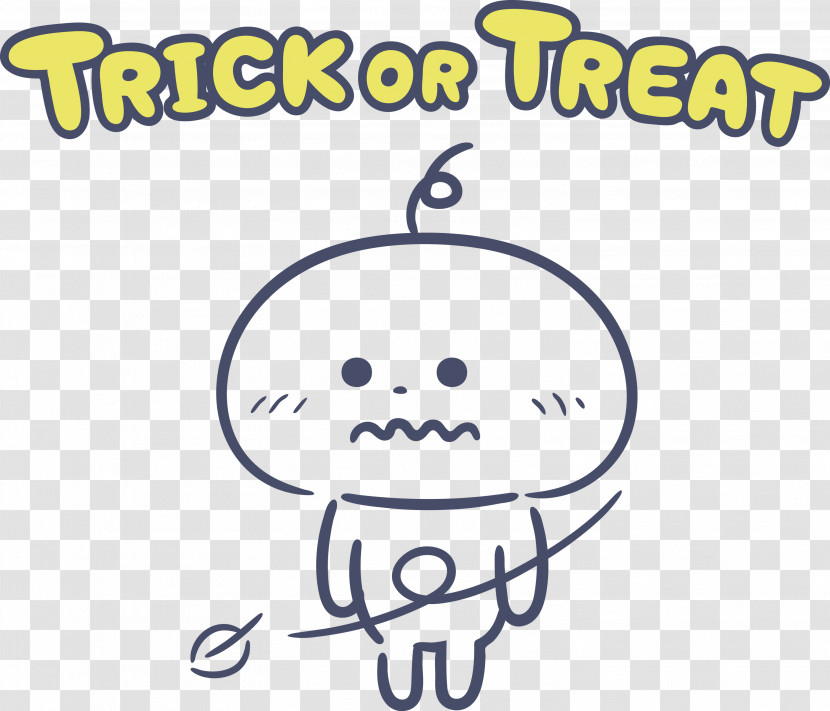 TRICK OR TREAT Happy Halloween Transparent PNG