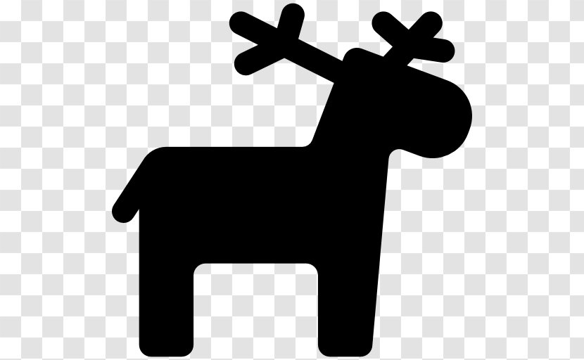 Reindeer Santa Claus Christmas - Elk Vector Transparent PNG