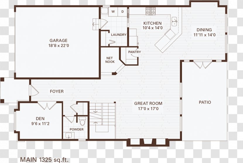 Floor Plan Product Design Line - Area - Real Estate Furniture Transparent PNG