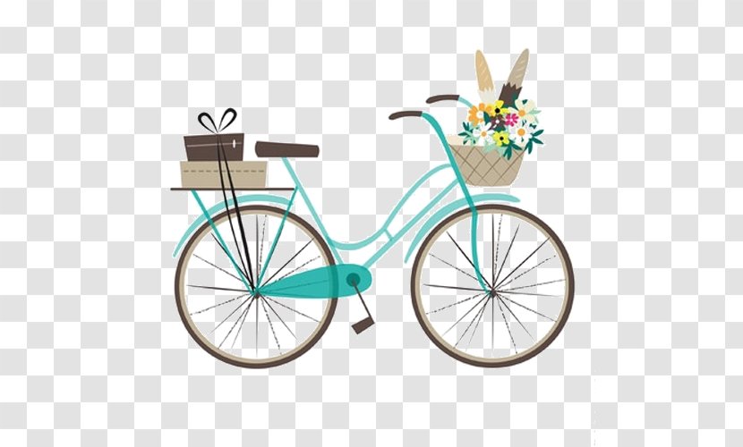 Bicycle Cycling Drawing Clip Art - Accessory - Bike Vector Transparent PNG
