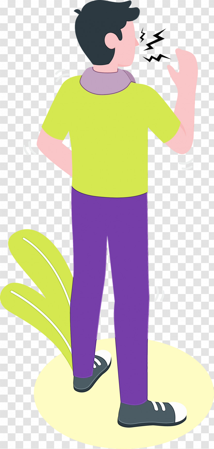 Human Shoe Purple Line Behavior Transparent PNG