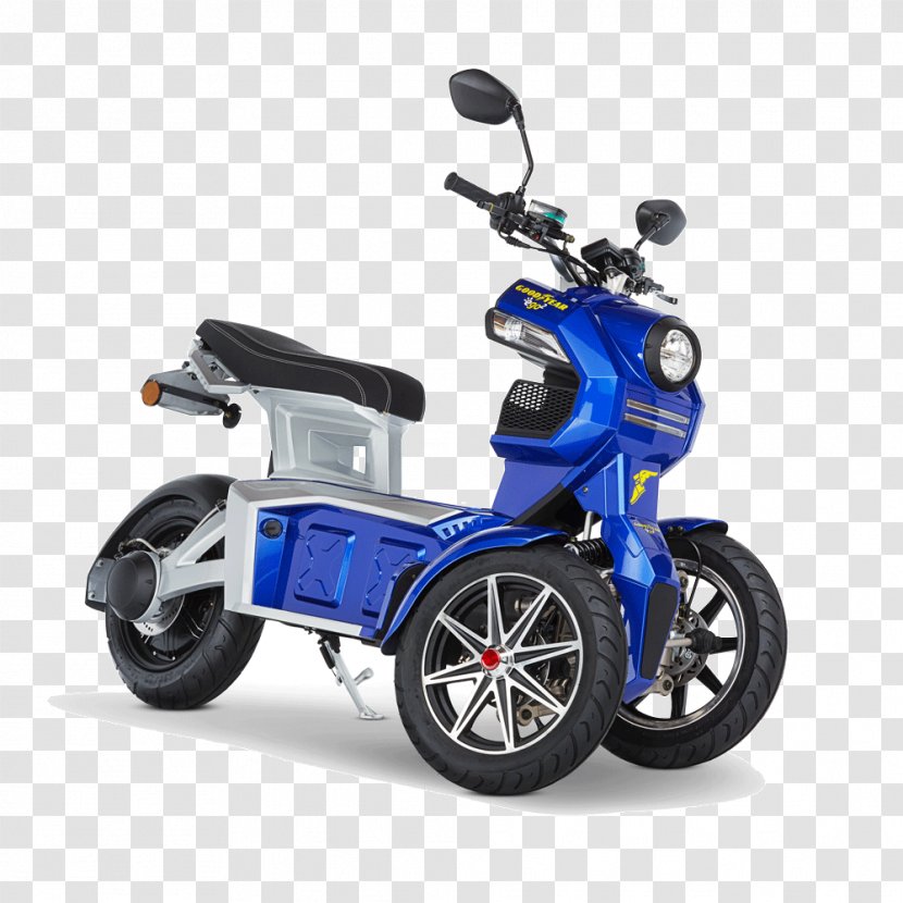 Electric Motorcycles And Scooters Car Bicycle - Motor Vehicle - Scooter Transparent PNG