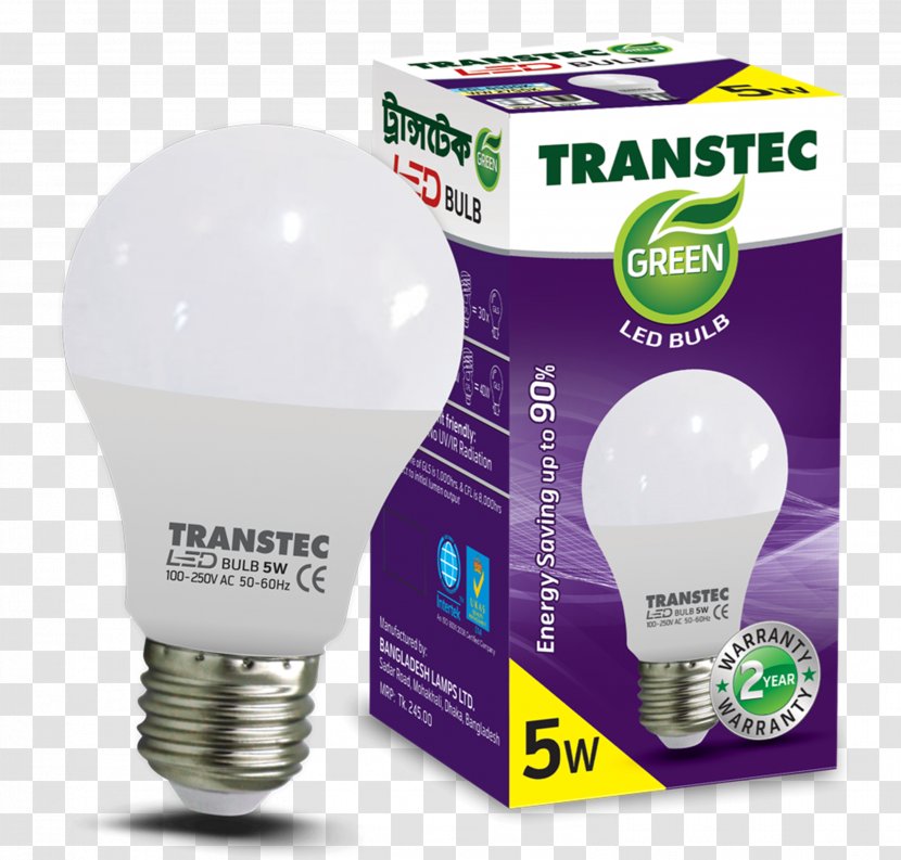 Incandescent Light Bulb LED Lamp Edison Screw Transparent PNG