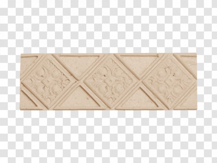 Flooring Tile Beige Brown - Diamond Border Transparent PNG