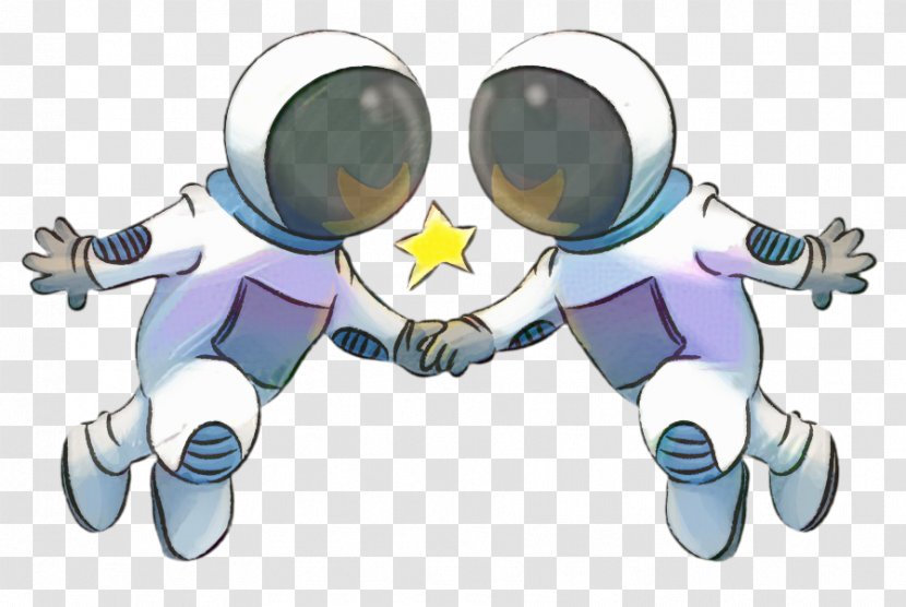 Astronaut Cartoon - Animation - Gesture Space Suit Transparent PNG