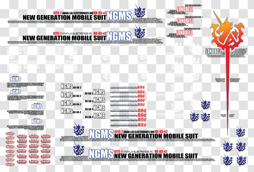 Decal Gundam Logo Symbol - Mobile Suit 00 - Seed Transparent PNG