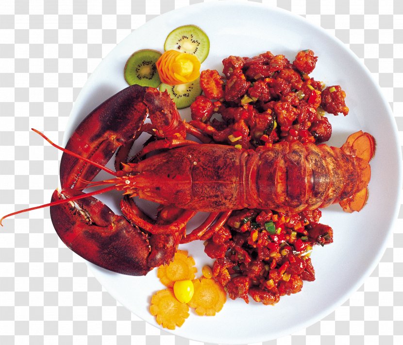 Seafood Beer Crayfish As Food Lobster Pearl Barley Kasha - Delicious Transparent PNG