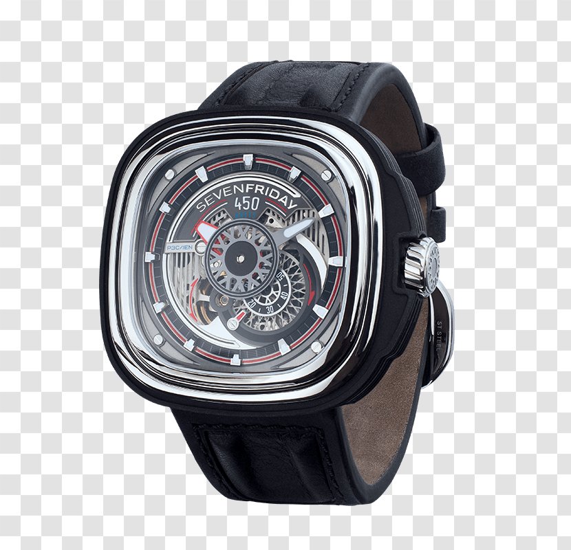 Watch SevenFriday Lockheed P-3 Orion Strap - Hot Rod Transparent PNG