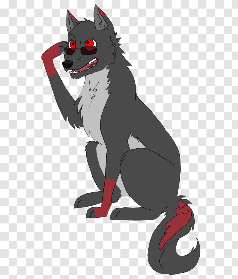 Dog Werewolf Cat Cartoon - Carnivoran Transparent PNG