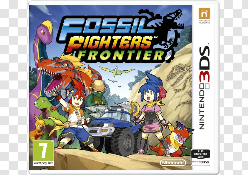 Fossil Fighters: Frontier Champions Nintendo 3DS - 3ds Family Transparent PNG