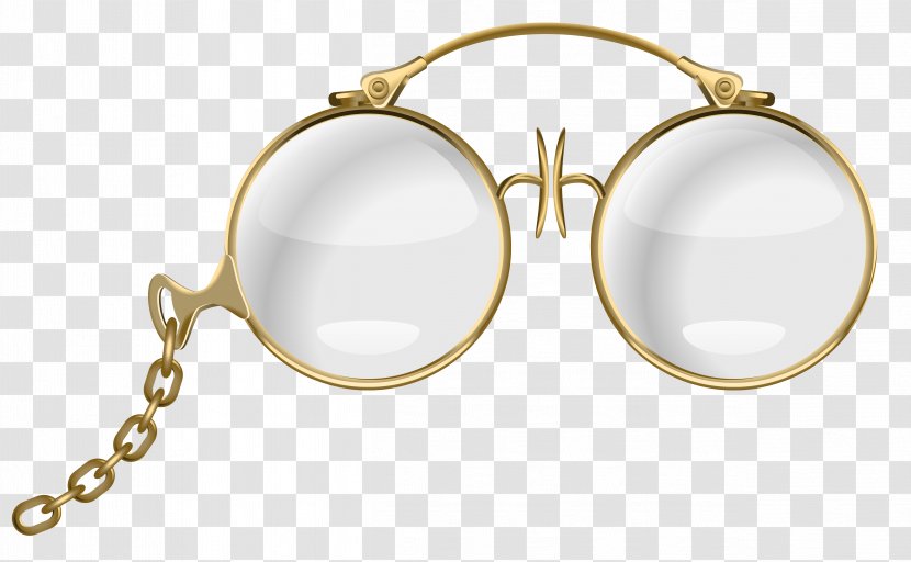 Glasses Earring Pearl Necklace Transparent PNG