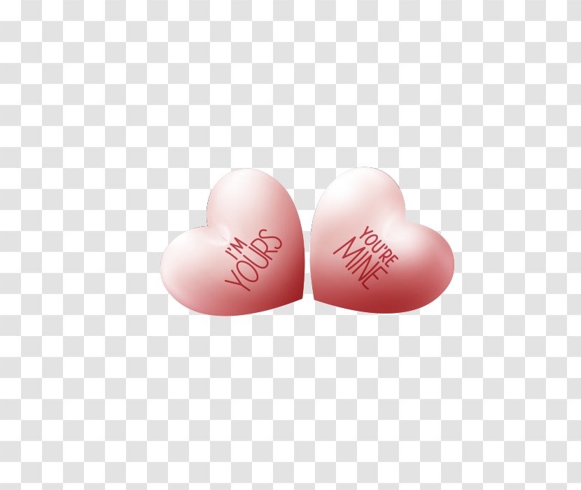 Love Heart - Stereoscopy - Pink Transparent PNG