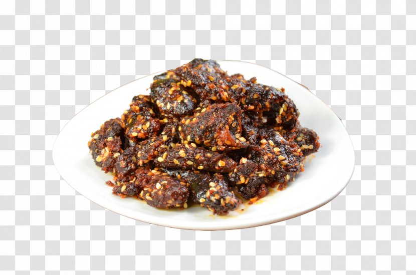 Bolognese Sauce Tsukudani Bakkwa - Dish - Spicy Beef Jerky Transparent PNG