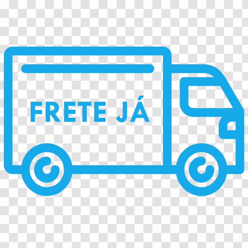 Delivery Cargo Vector Graphics Truck - Blue - Icon Transparent PNG